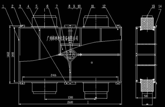 手術(shù)室送風(fēng)天花方案設計圖